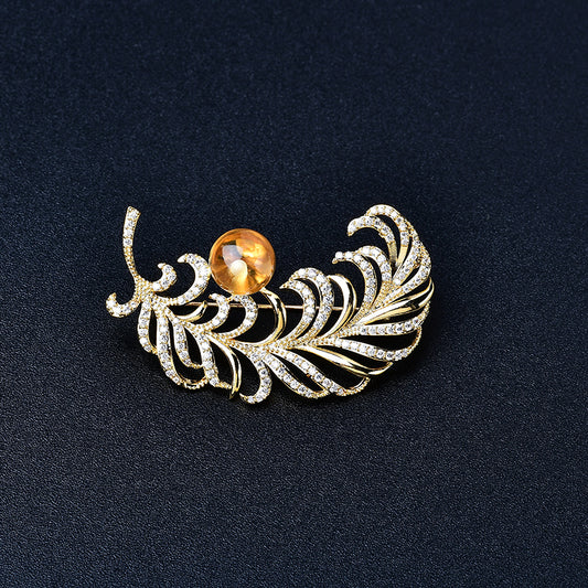 Brooches (Feather)